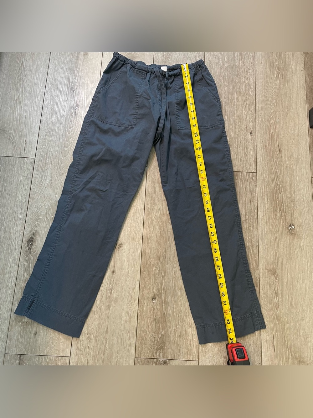 Cherokee Workwear Small Petite Scrub Pants - Charcoal Gray - Picture 5 of 5
